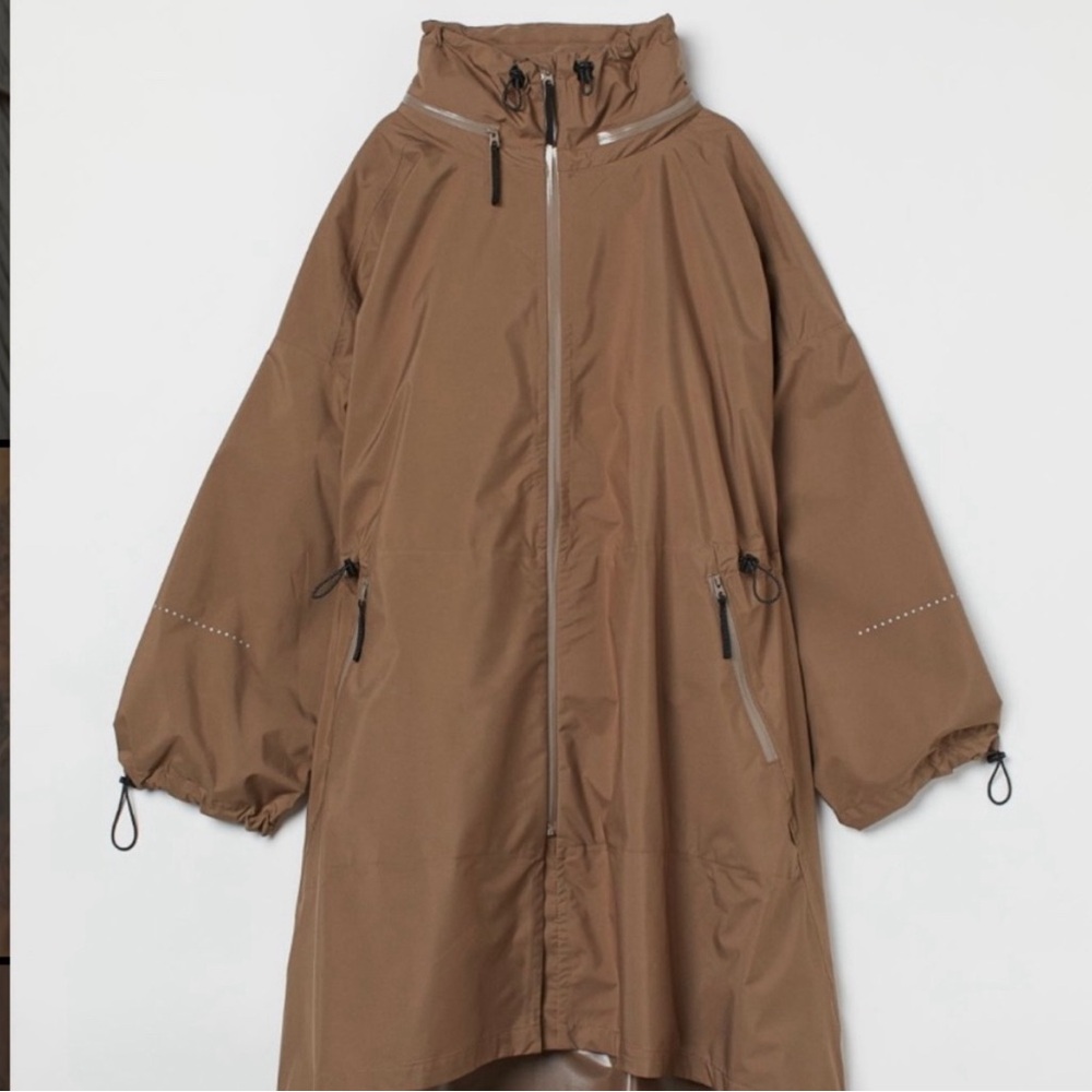 Plus sized rain jacket.